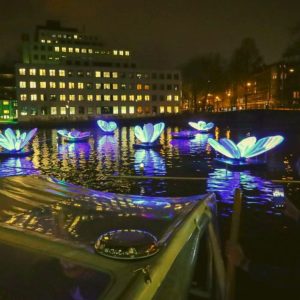 Giro in barca SEMI APERTA per il Festival delle Luci di Amsterdam