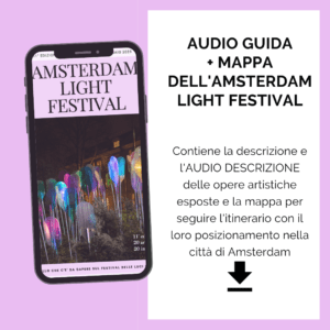 Audio guida + mappa dell'Amsterdam light festival